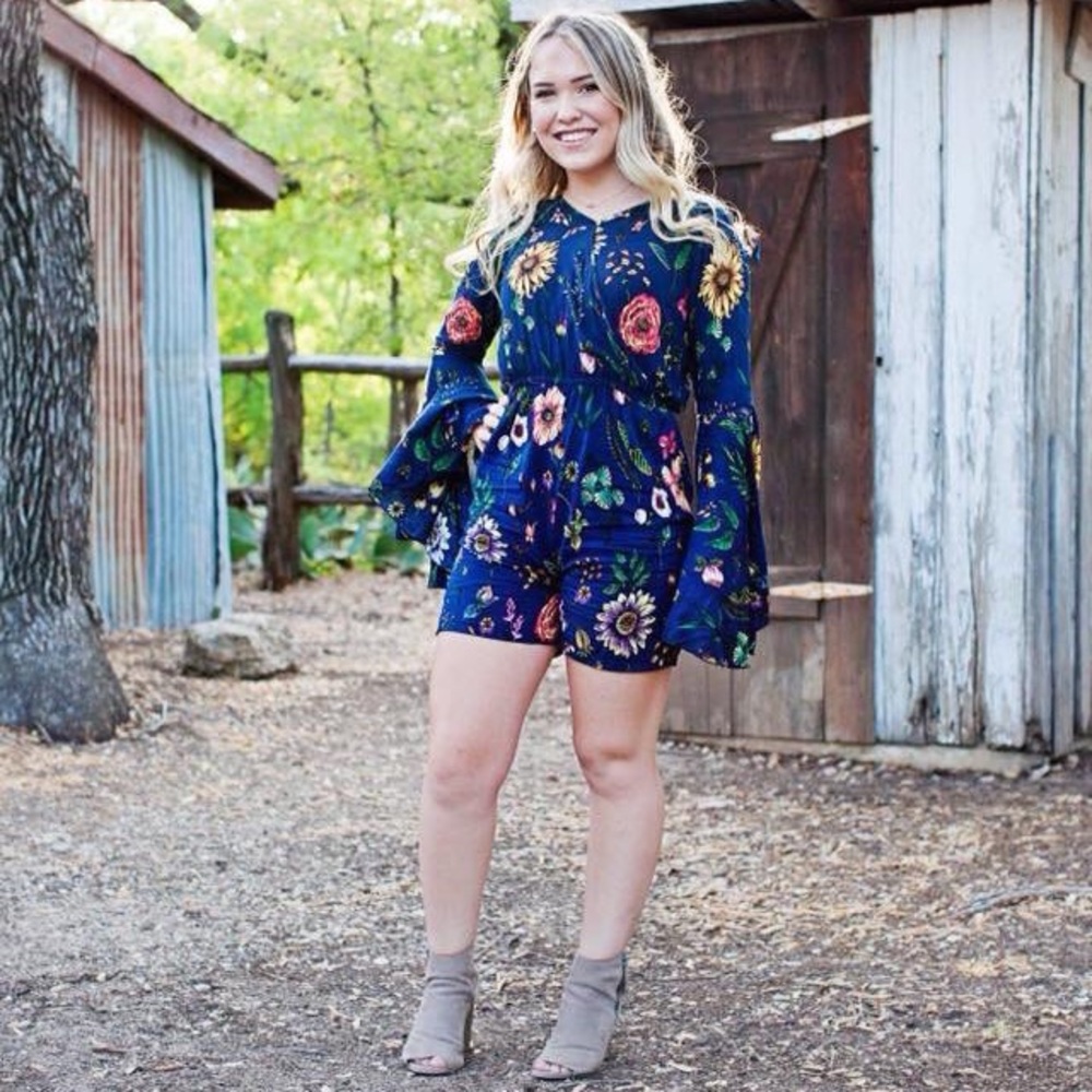 🌸Girls boutique Shorty Romper sizes 6-14